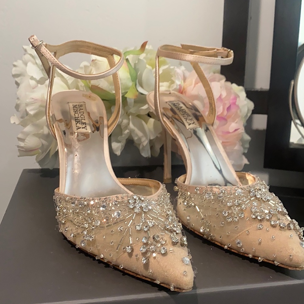 Blush Pink Badgley Mischka 8.5 Heels